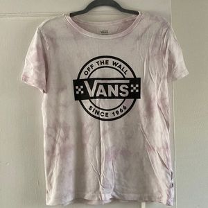 Vans Off the Wall Pink Short Sleeve Tee Size Medium